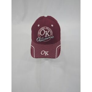 Vintage NCAA Football Hat OU Oklahoma Sooners JL Strap Back